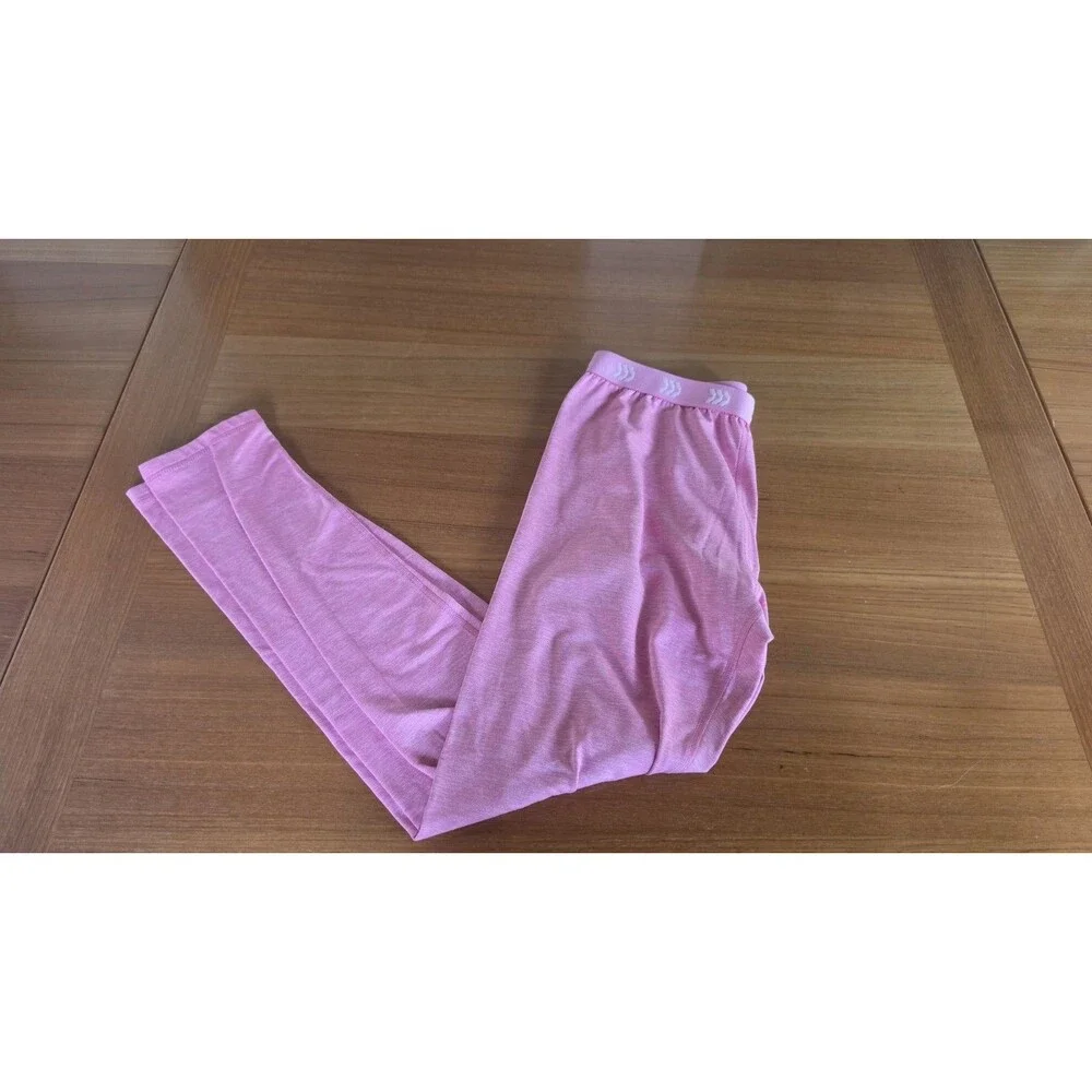 All In Motion Girls Pink Leggings Size XL (14/16) READ Description